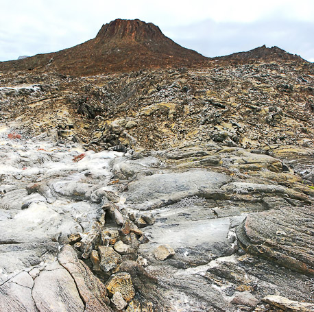 Cône volcanique - Isla Sombrero Chino